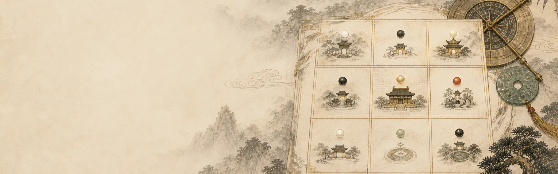 The Nine Palaces (Jiugong): Directions, Time Cycles and Traditional Uses