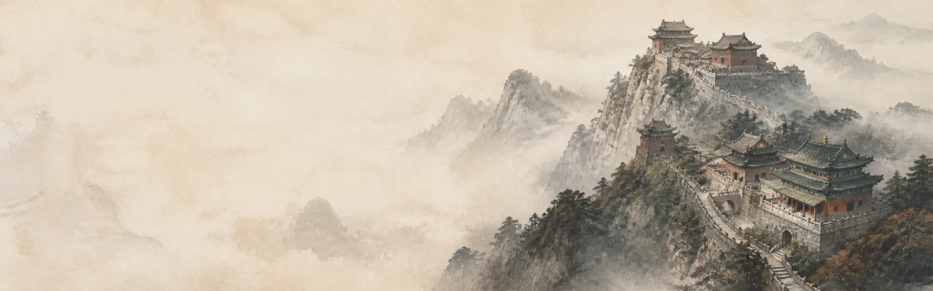 Wudang Mountain Temple Layout and Architecture