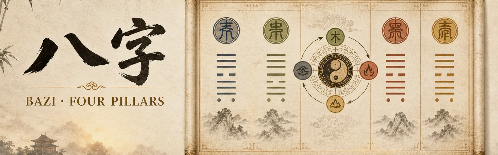 BaZi (Four Pillars of Destiny): How the Eight Characters Work