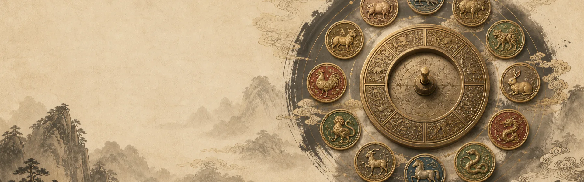 The Twelve Earthly Branches: Animals, Hours, Months and Meanings