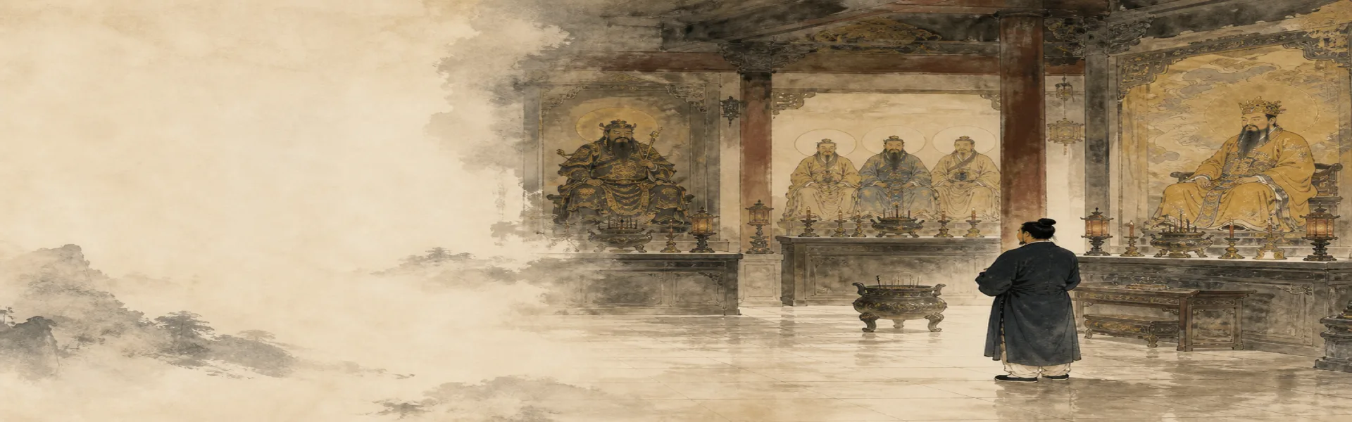 How to Identify Deities in Wudang Temple Halls