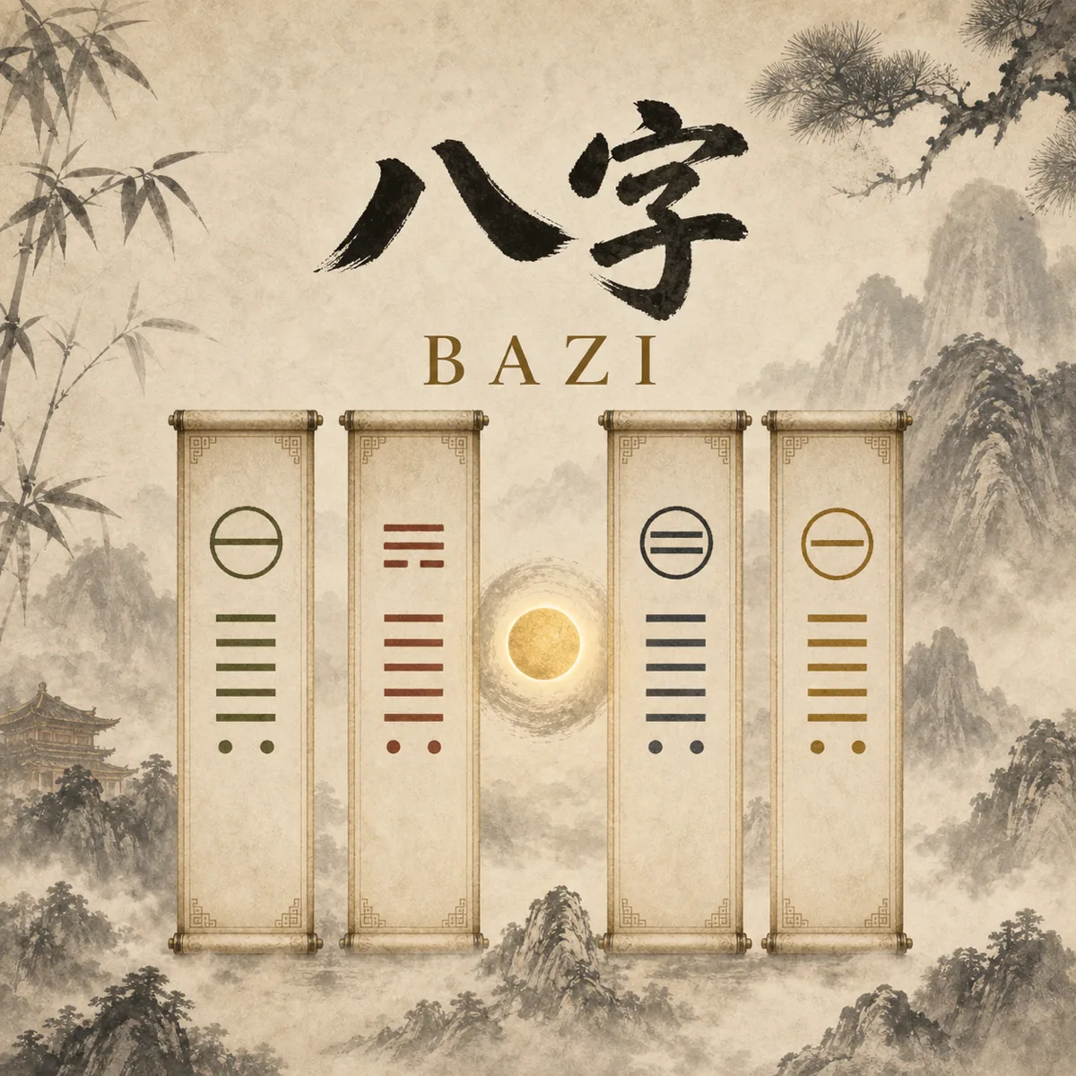 BaZi (Four Pillars of Destiny): How the Eight Characters Work