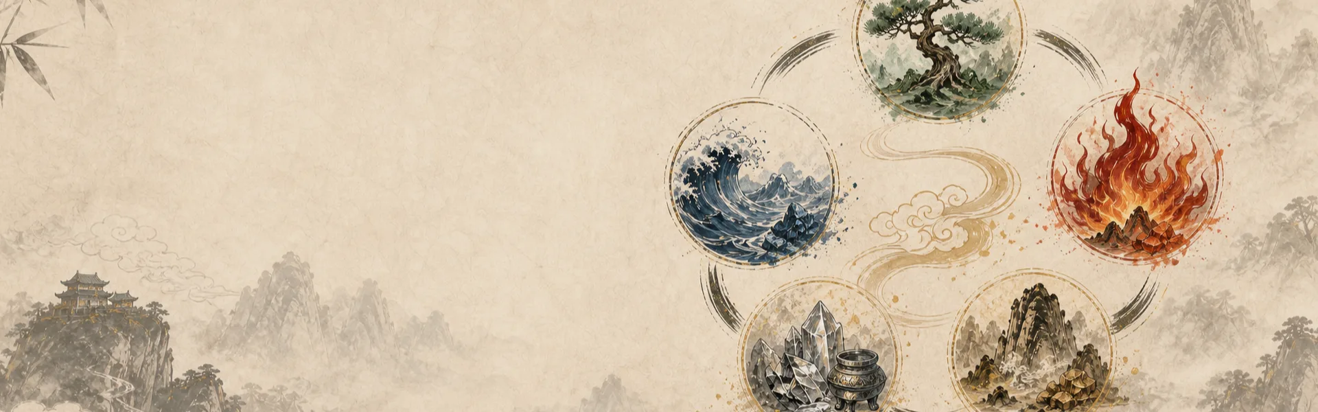The Five Phases: Wood, Fire, Earth, Metal & Water