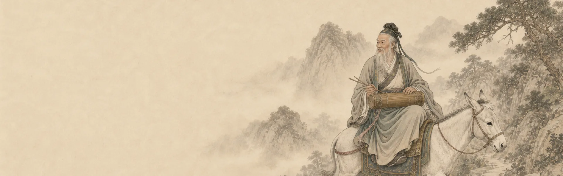 张果老:唐代隐士与倒骑驴的仙人