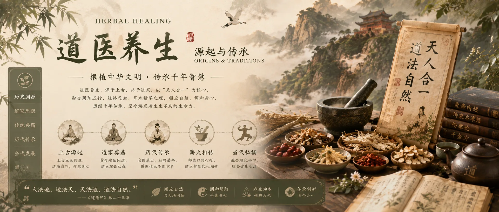 Origins & Traditions of Chinese Herbal Medicine