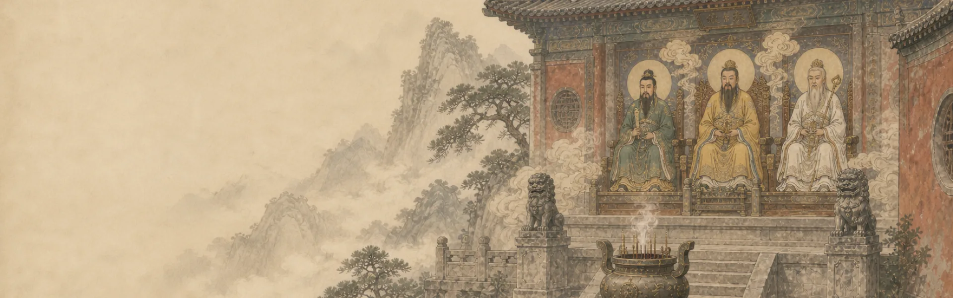 道教三清:神明体系中的最高尊神