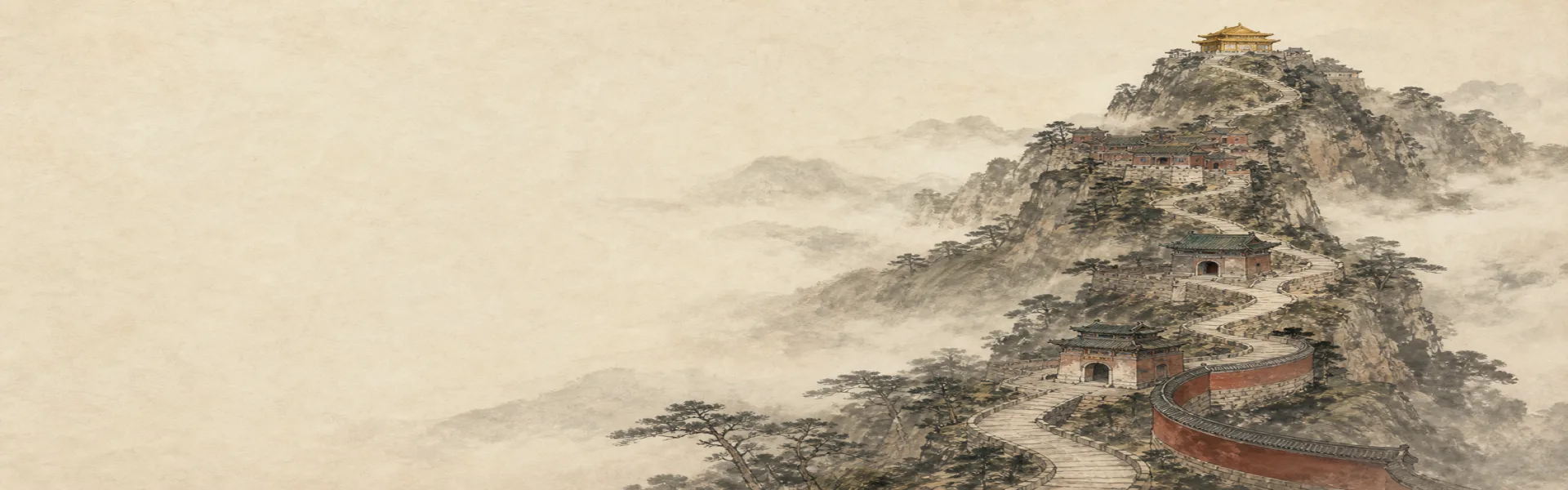 The Central Temple Route at Wudang Mountain