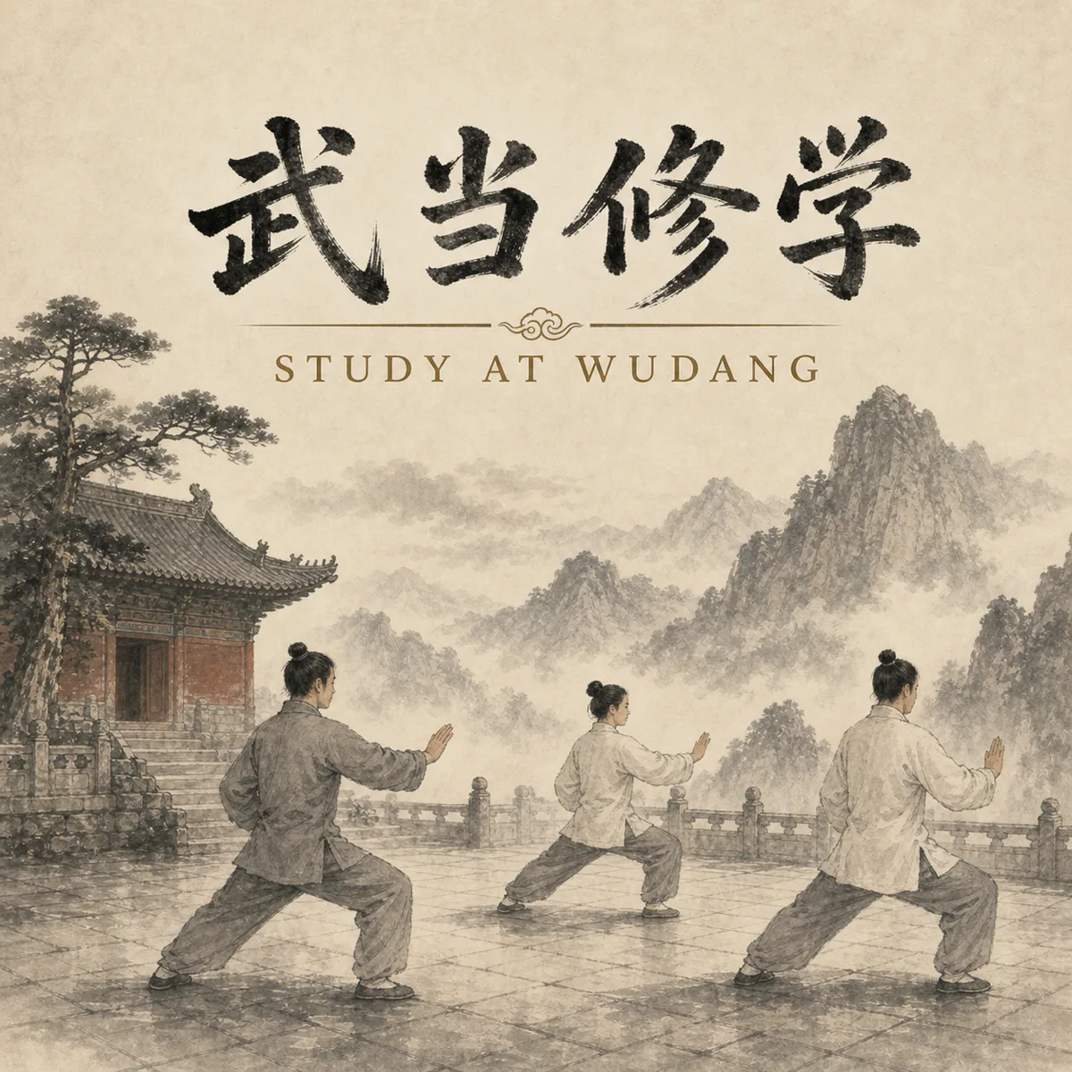 Studying Martial Arts at Wudang Mountain